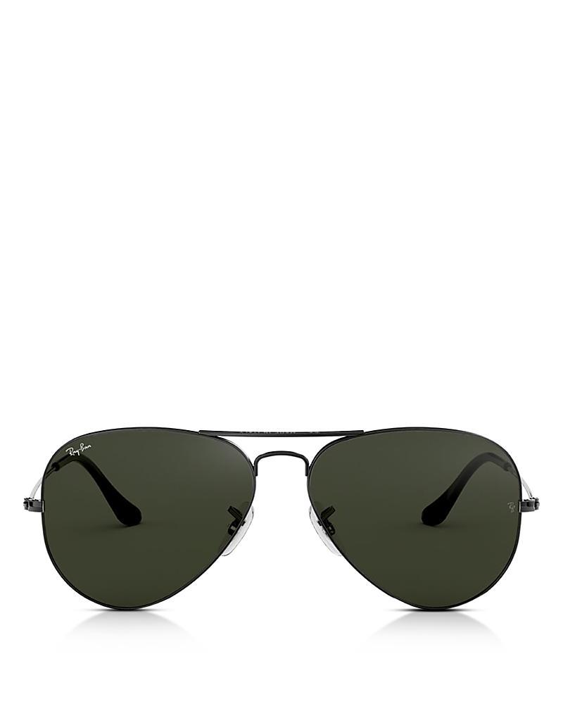 Ray-Ban Original Brow Bar Aviator Sunglasses, 58mm Product Image