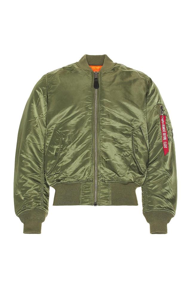 ALPHA INDUSTRIES MA-1 Blood Chit Bomber Jacket Size L, S, XL/1X, XS. Product Image