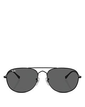 RAY BAN Bain Bridge Sunglasses Black Frame Grey Lenses 57-17 Product Image