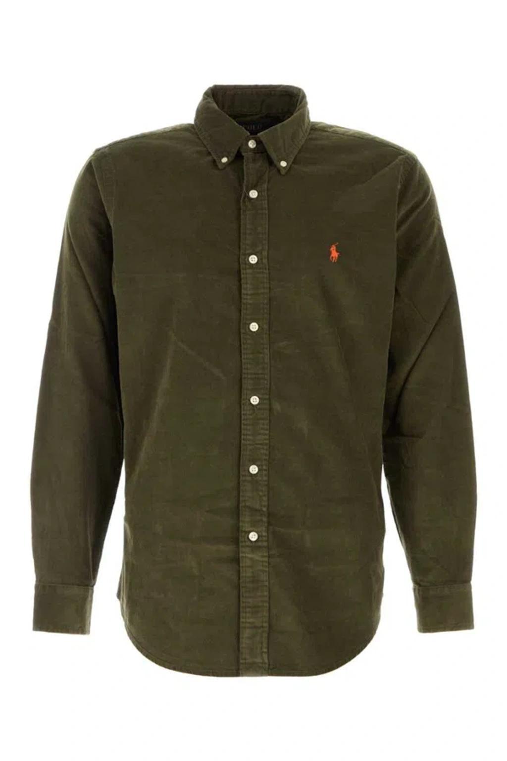 POLO RALPH LAUREN Shirts In Green Product Image