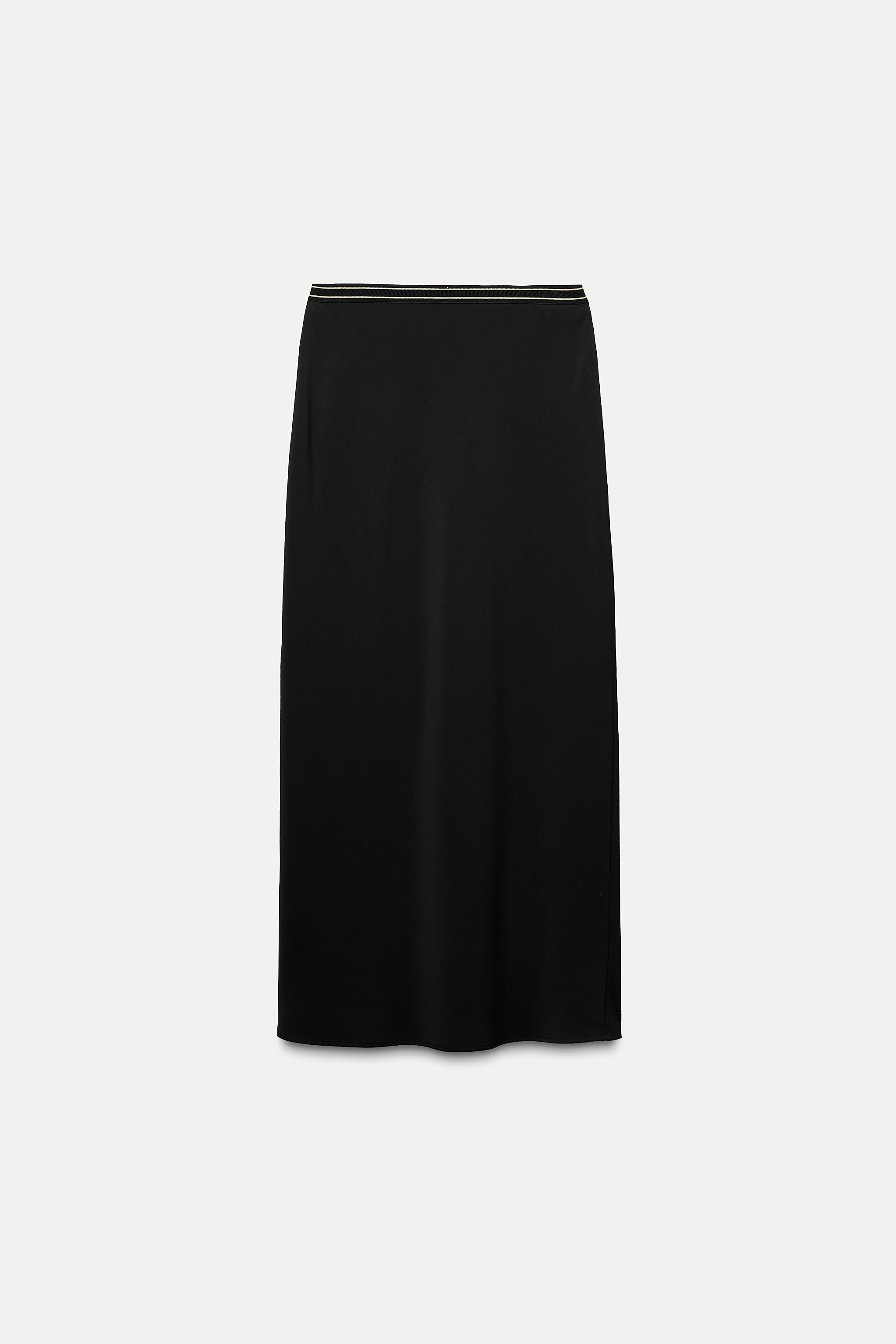 CREPE MIDI SKIRT Product Image