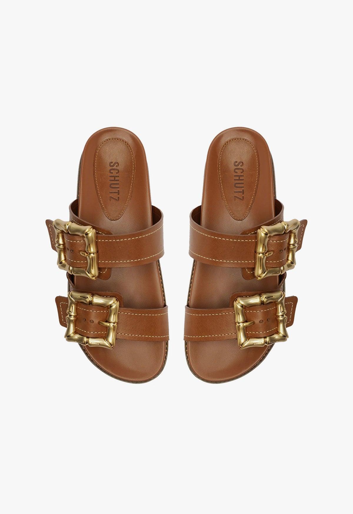 Enola Sporty Leather Sandal Female Product Image