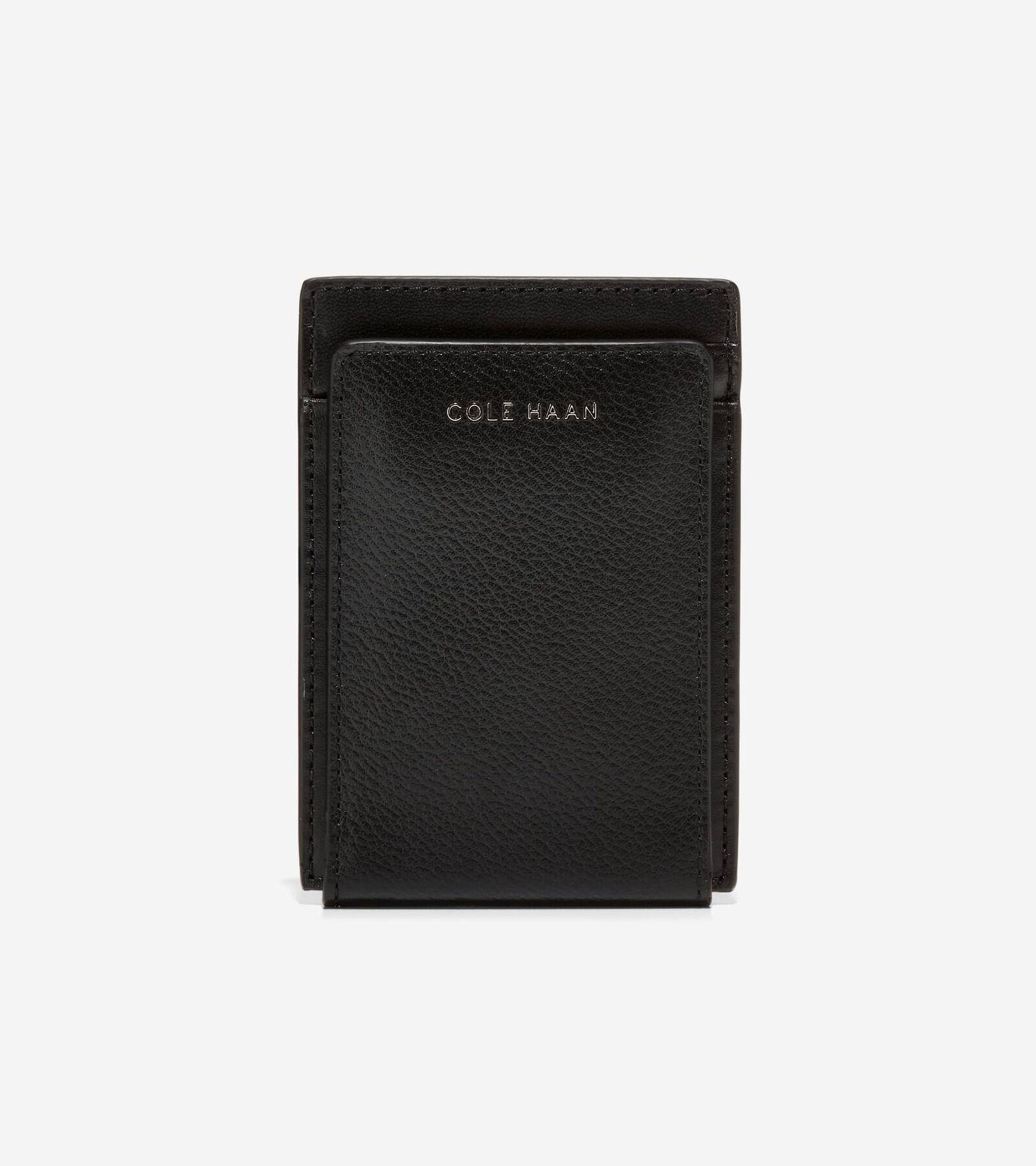 Cole Haan Box Shine Magnetic Fpw Wallet - Black Size OSFA Product Image