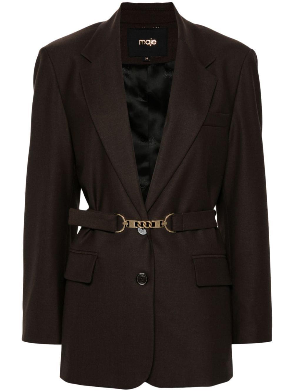 belted blazer Product Image