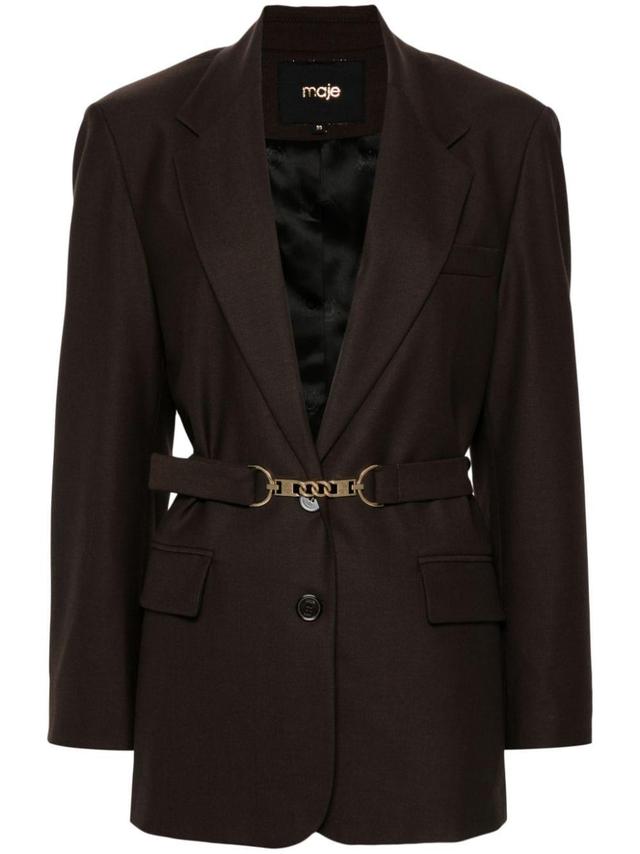 belted blazer Product Image