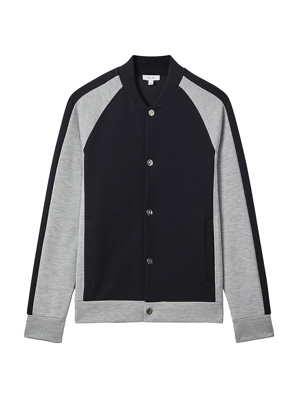 Mens Two-Tone Bomber Jacket Product Image