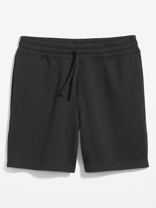 Garment-Washed Fleece Sweat Shorts -- 7-inch inseam Product Image