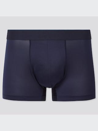 Mens Airism Low-Rise Boxer Briefs with Odor Control Navy 2XL UNIQLO US Product Image