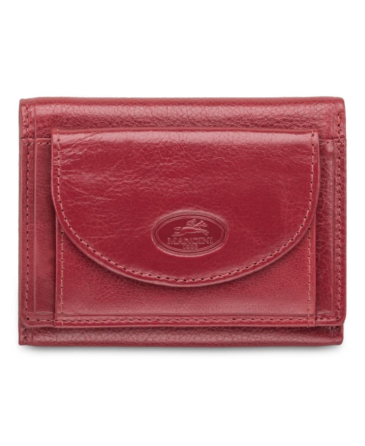 Mens Mancini Equestrian2 Collection Rfid Secure Trifold Wallet with Coin Pocket Product Image