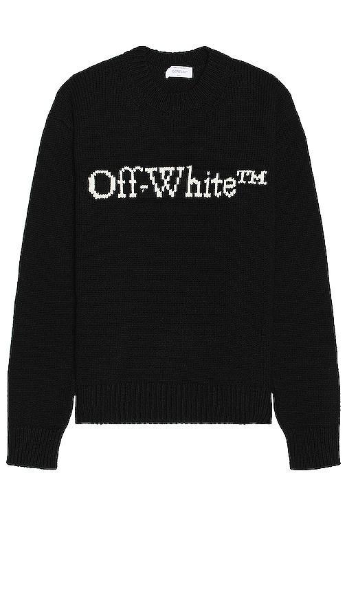 OFF-WHITE Big Bookish Chunky Knit in Black. Size L. Product Image