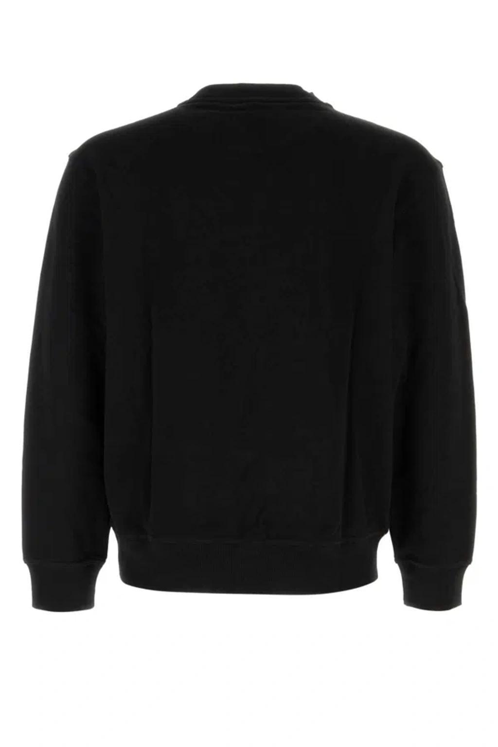 Logo-print Cotton Jersey Sweatshirt In Black Product Image