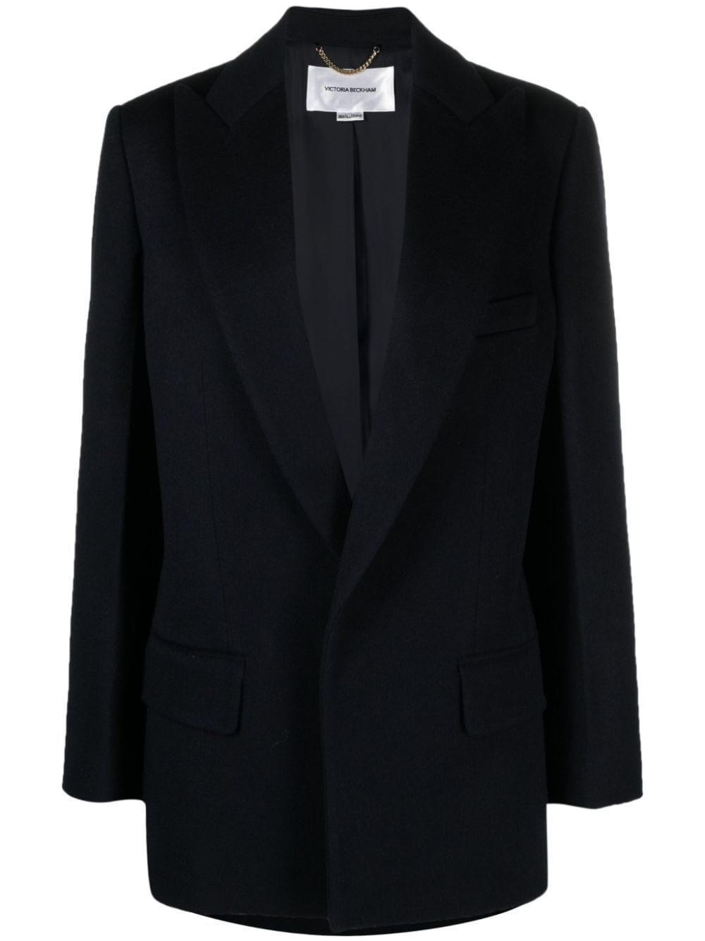 Blazer Mit Steigendem Revers In Blue Product Image