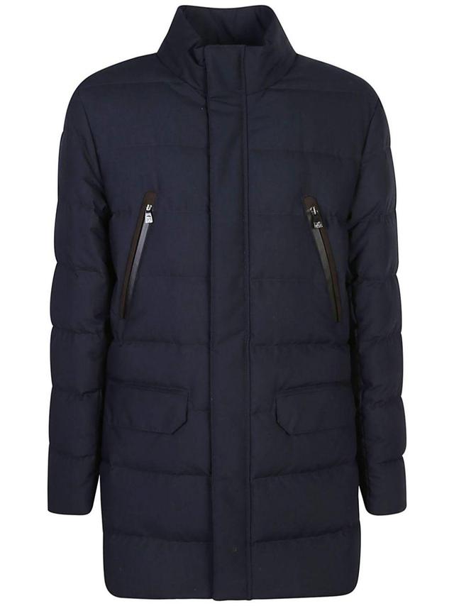 CORNELIANI Coats In Blue Product Image