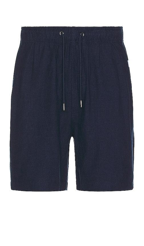 onia Air Linen Pull On 6 Shorts in Navy. - size XL/1X (also in L) Product Image