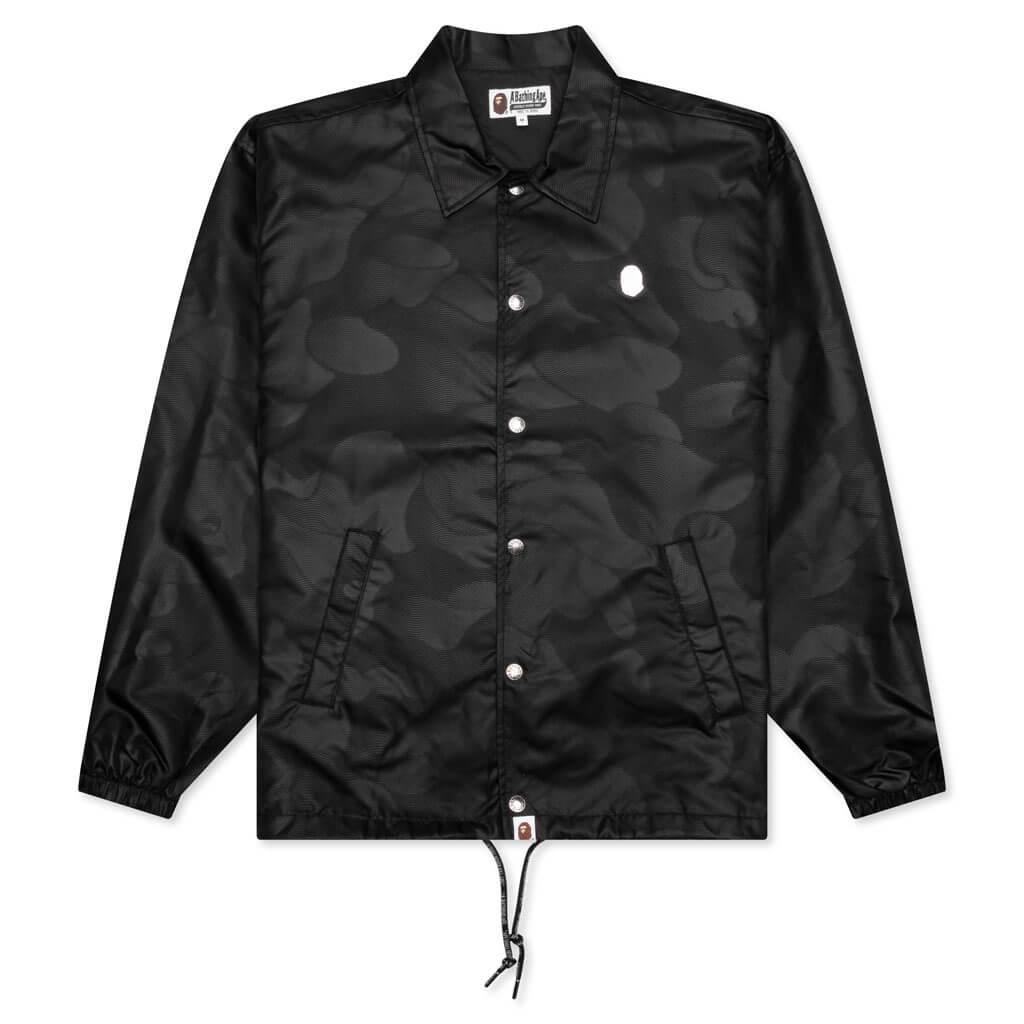 Ink Camo Coach Jacket - Black Male Product Image