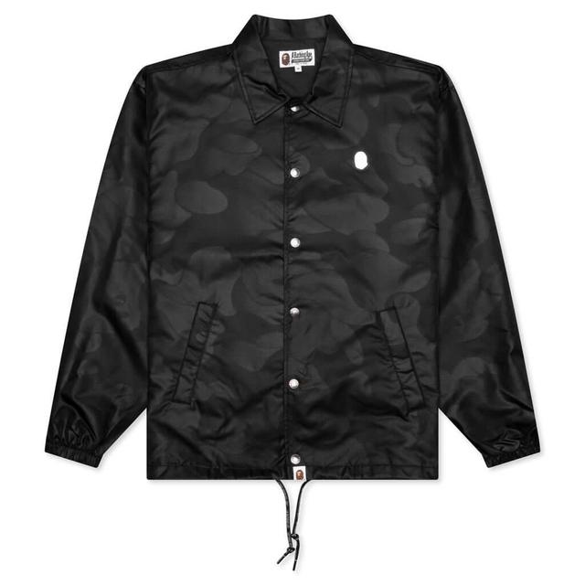 Ink Camo Coach Jacket - Black Male Product Image