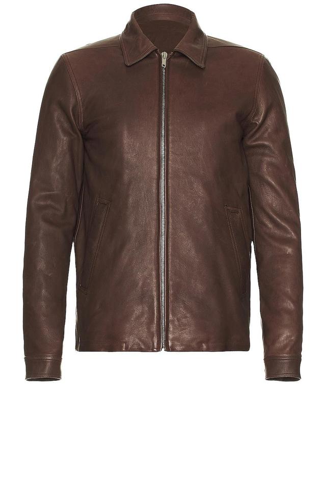 Rick Owens Brad Jacket in Chocolate Product Image