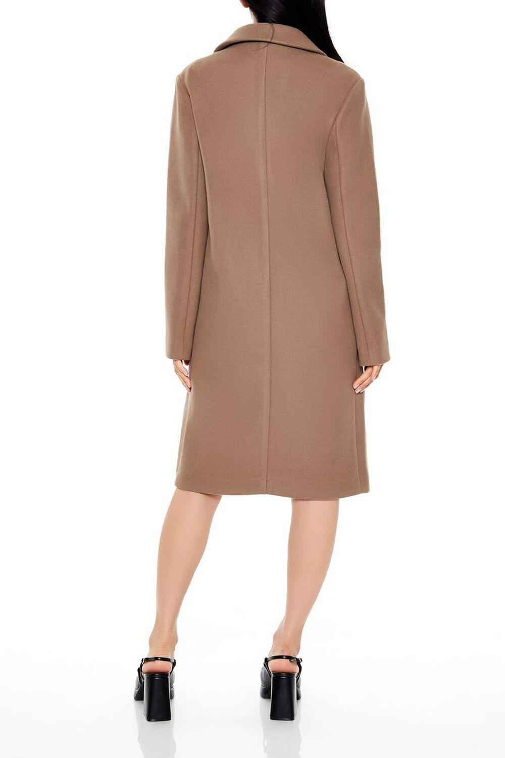 Notched Longline Coat | Forever 21 Product Image