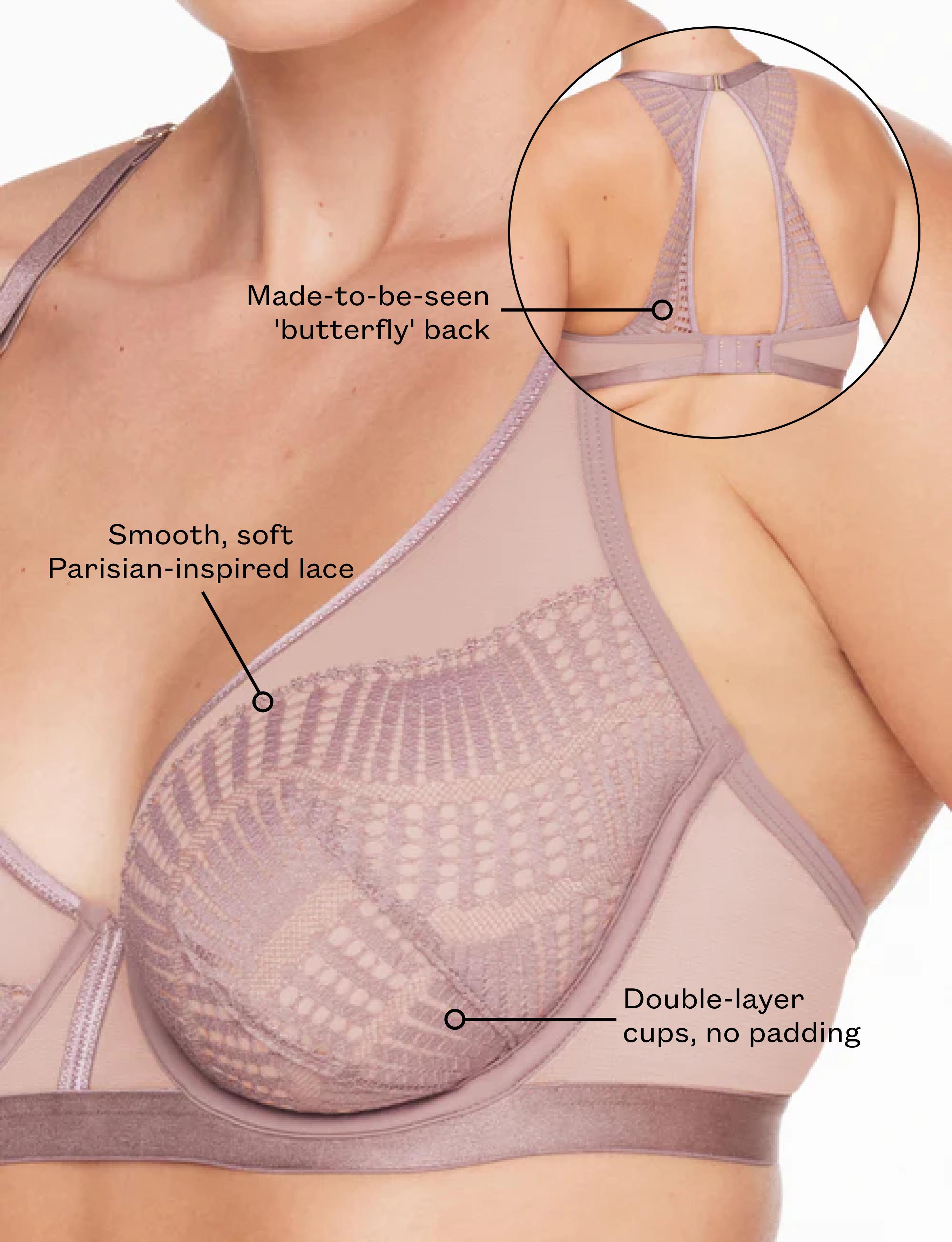 Fleur Lace Unlined Racerback Bra Product Image