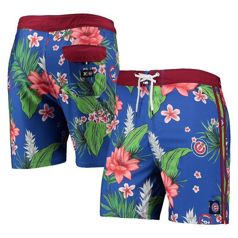 Mens Hurley x 47 Royal Chicago Cubs Phantom Tailgate Swim Shorts Product Image