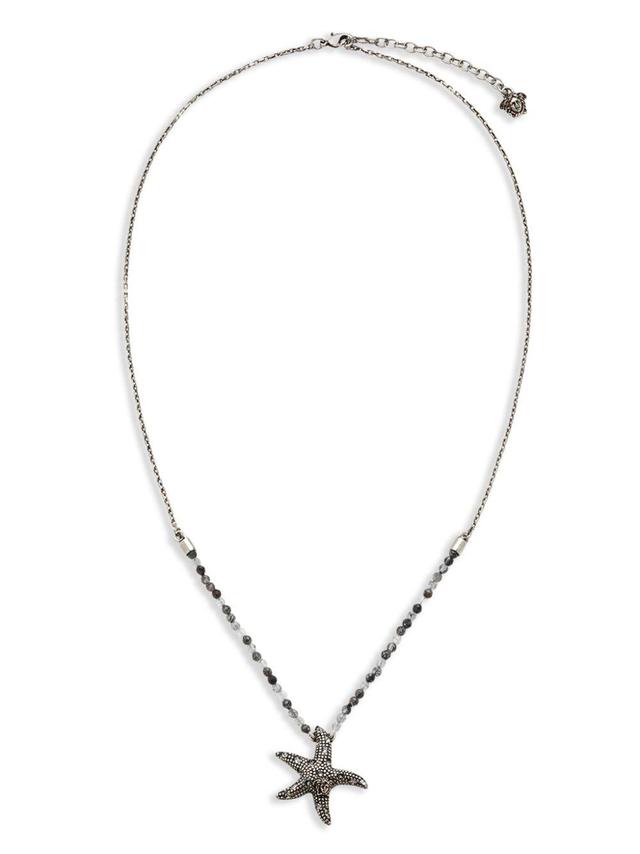 VERSACE Barocco Sea Chain Necklace In Argent Product Image