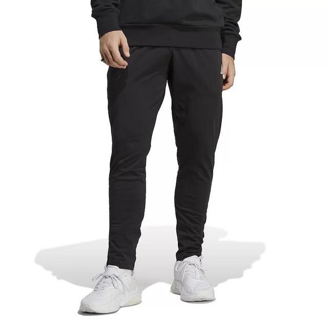 adidas Essentials Single Jersey Tapered Open Hem Pants Men's Clothing Product Image