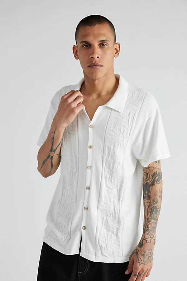 The Critical Slide Society Access Knit Short Sleeve Shirt Top Mens at Urban Outfitters Product Image