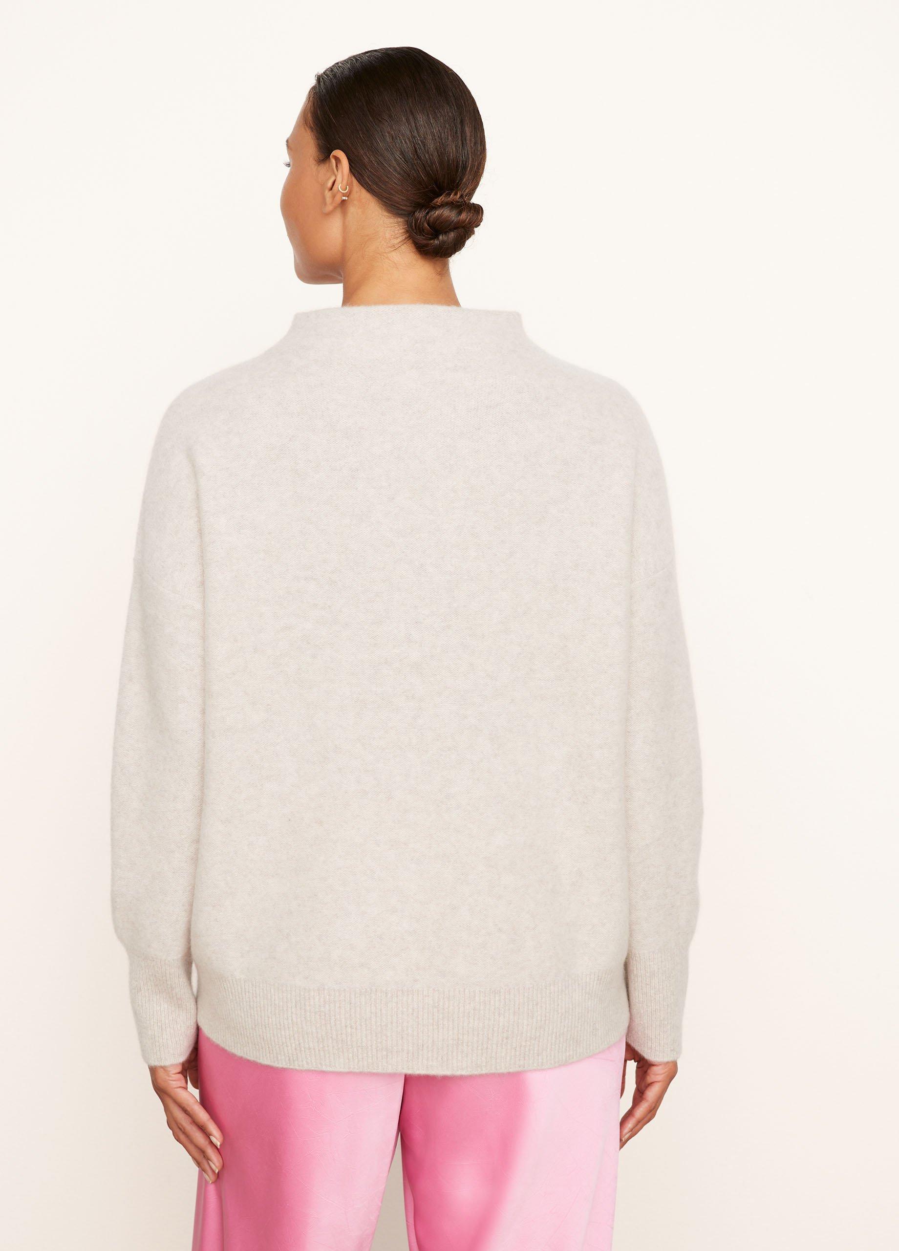 Plush Cashmere Funnel Neck Sweater Product Image