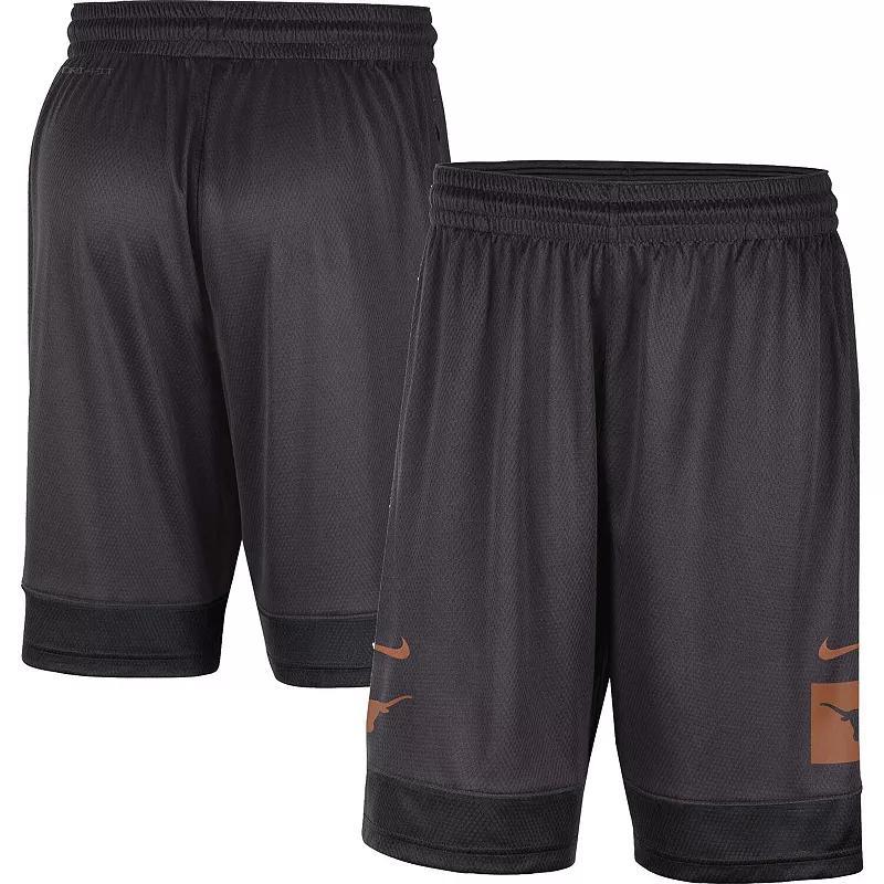 Mens Nike Charcoal Texas Longhorns Performance Fast Break Shorts Product Image