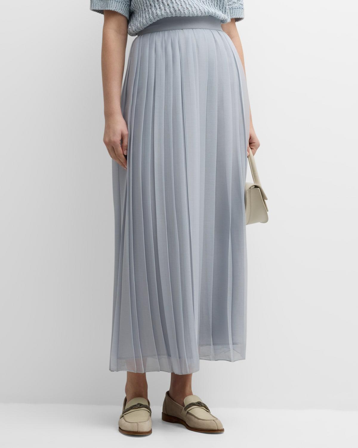 Pleated Straight Maxi Skirt product image