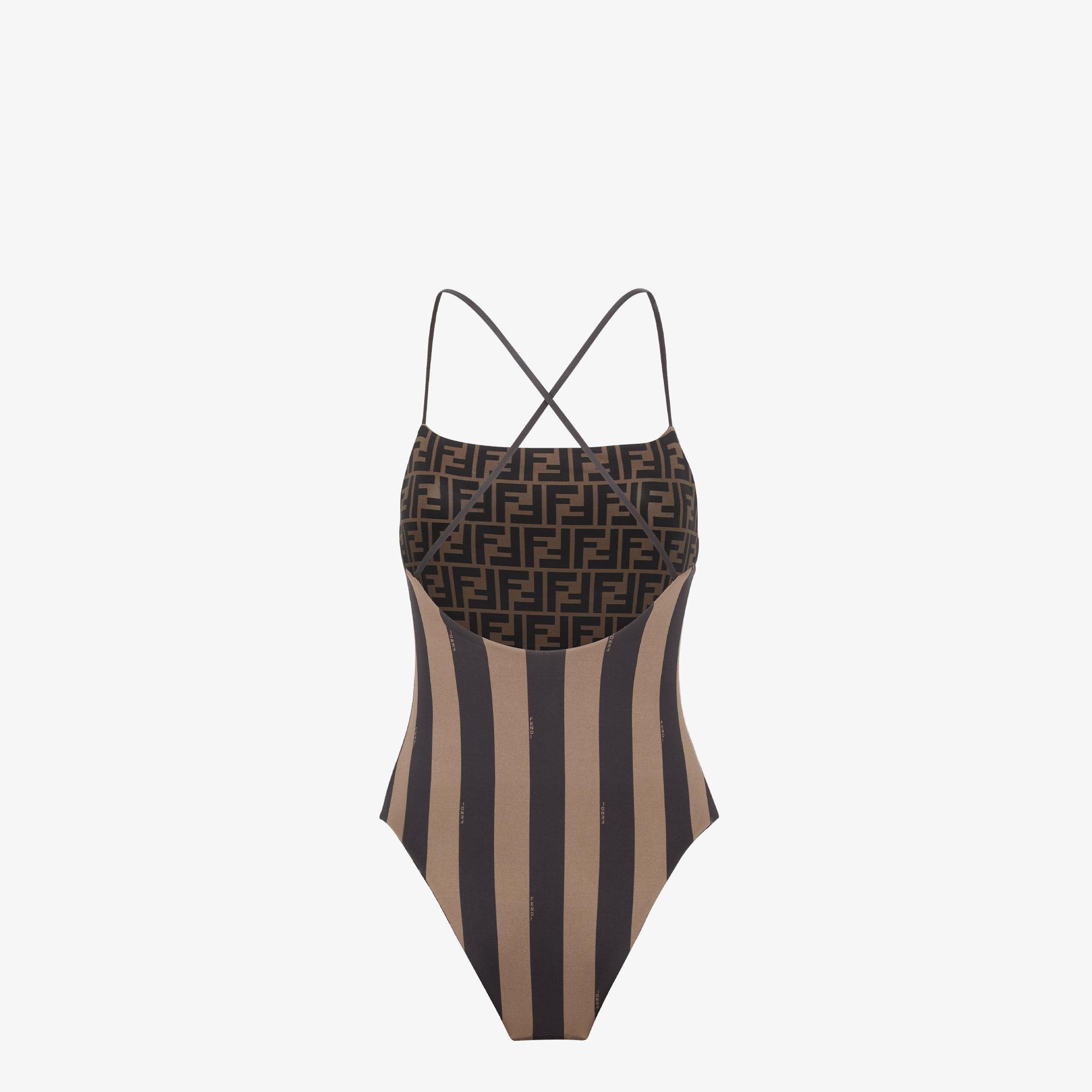 SwimsuitBrown Lycra® reversible swimsuit Product Image