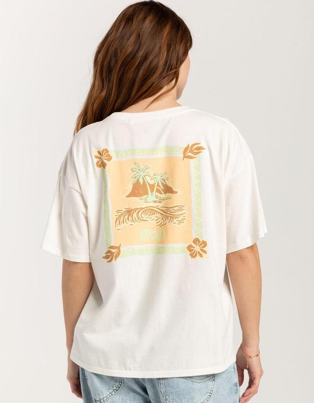 RIP CURL Island Heritage Womens Boyfriend Tee Product Image