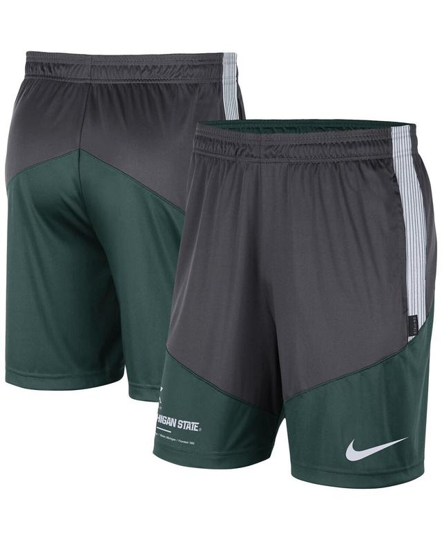 Mens Nike Black/Cardinal Stanford Cardinal Team Performance Knit Shorts Product Image