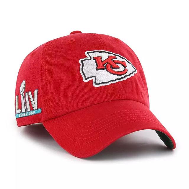 Mens 47 Brand Red Kansas City Chiefs Sure Shot Franchise Fitted Hat Product Image