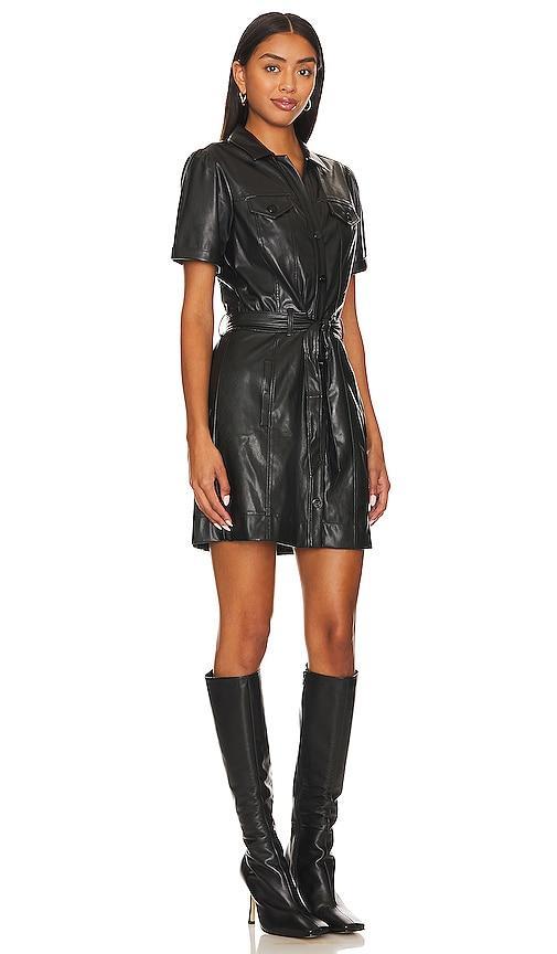 Paige Amina Faux Leather Dress Product Image