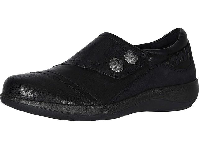 Aetrex Karina Monk Strap Leather Loafers Product Image