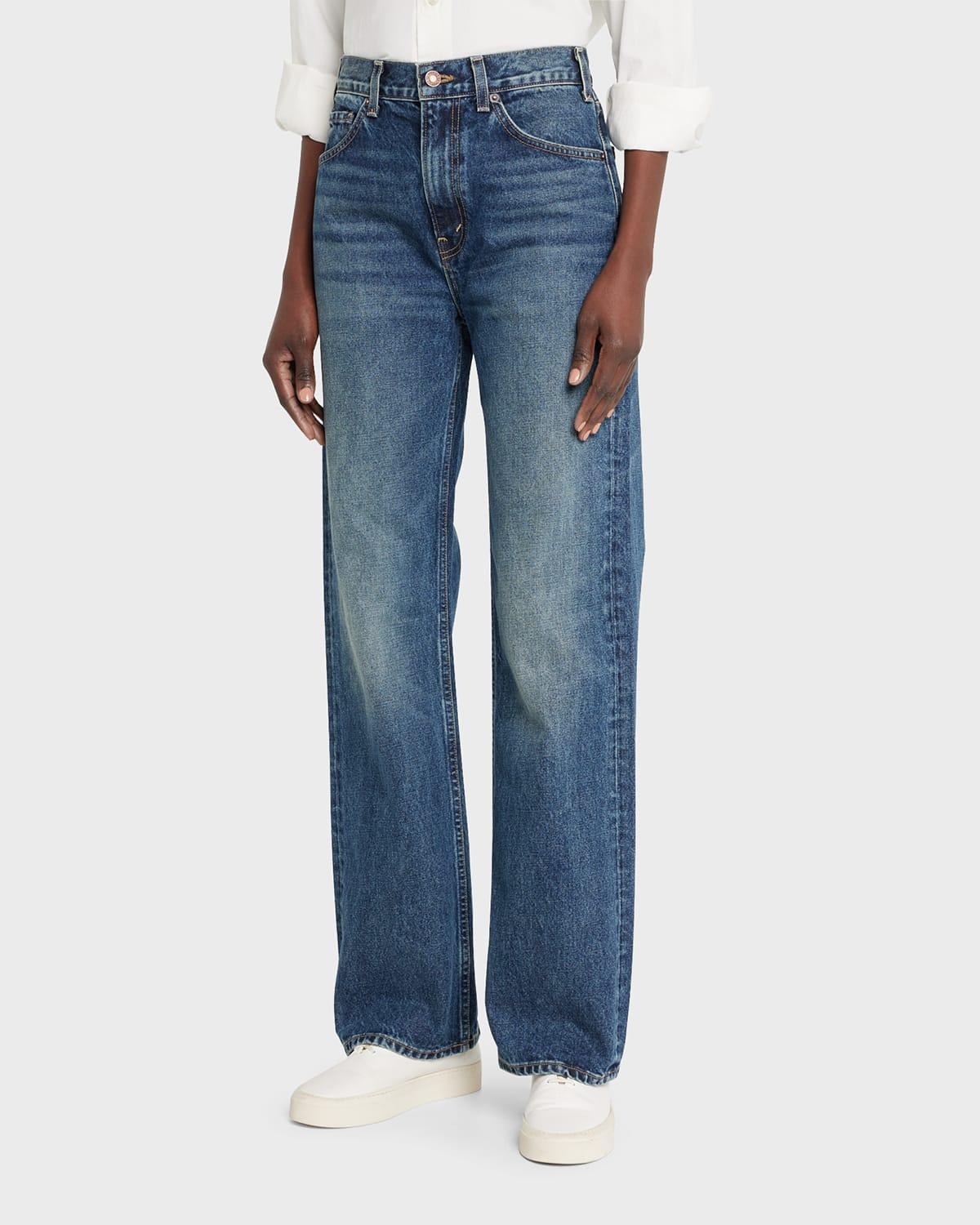 Womens Mitchell High-Rise Straight-Leg Jeans Product Image