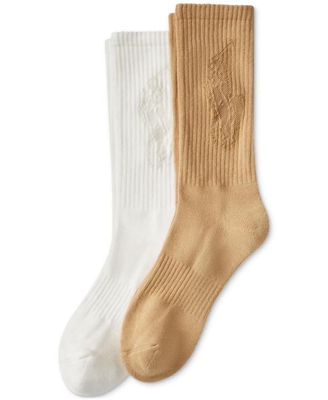 Polo Ralph Lauren Mens 2-Pk. Tonal Pony Player Crew Socks Product Image