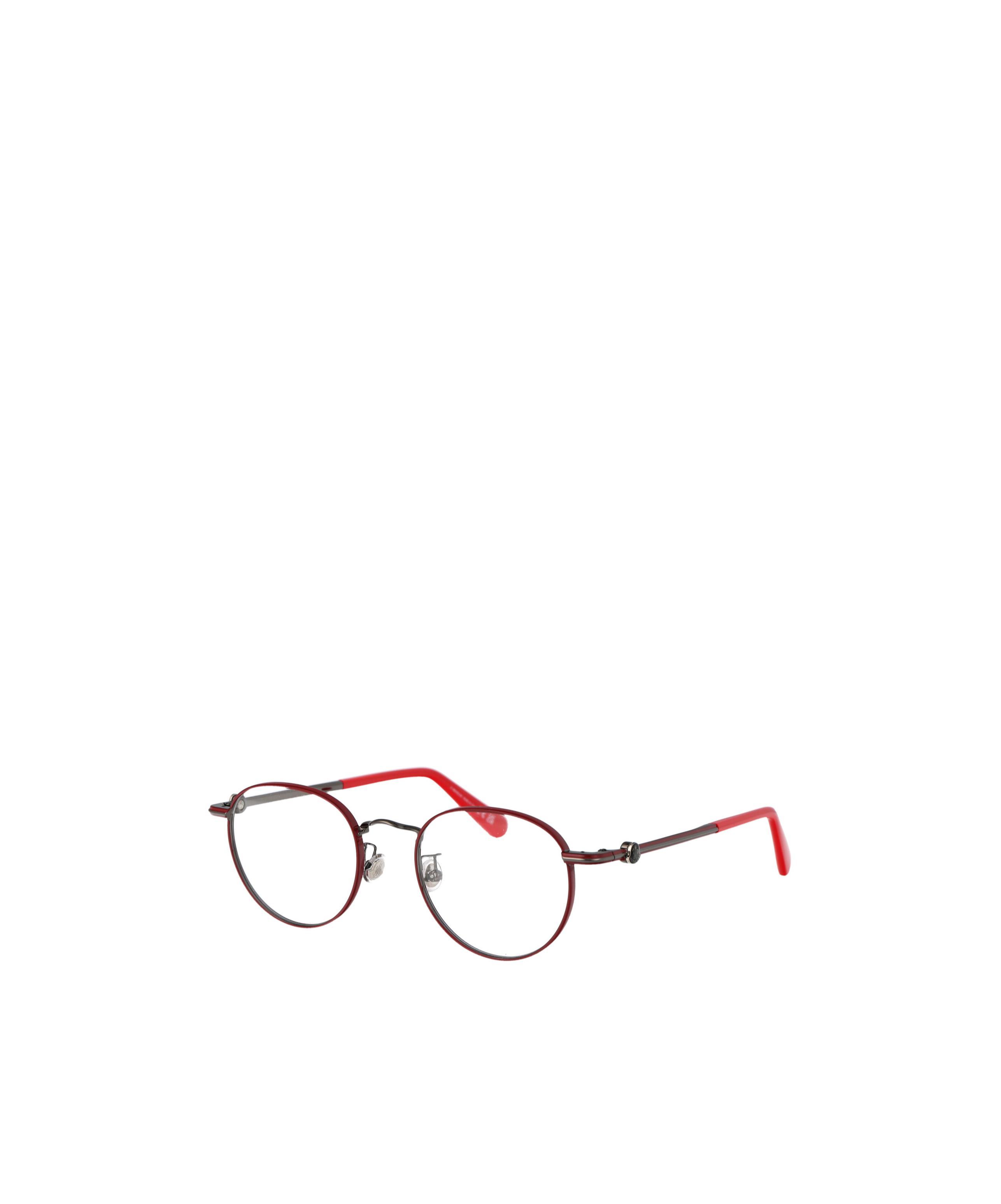 MONCLER Round-frame Glasses In Red Product Image