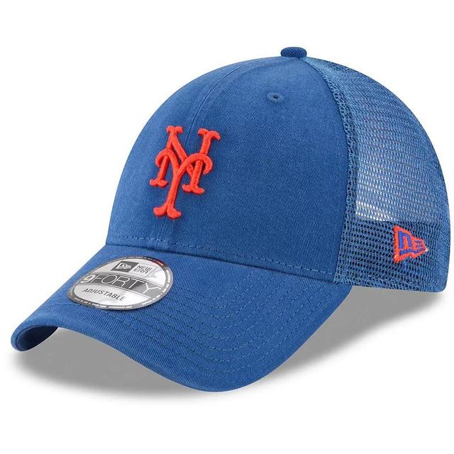 Mens Royal New York Mets Trucker 9Forty Adjustable Snapback Hat Product Image