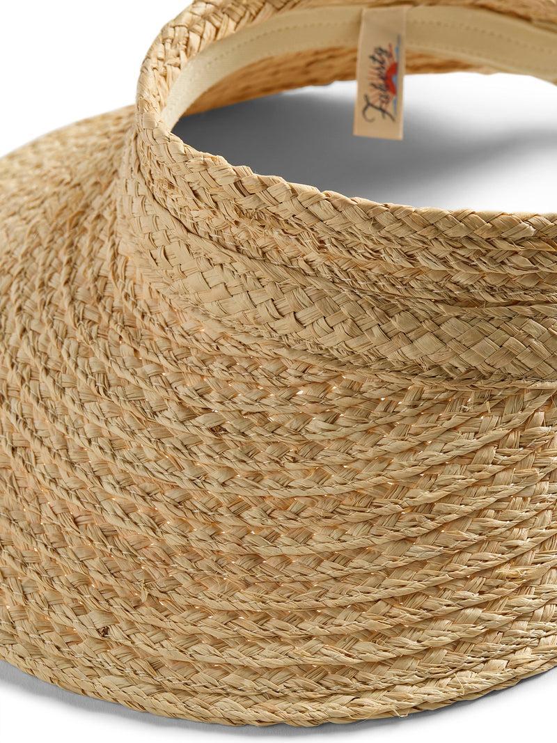 Raffia Packable Visor - Natural Product Image