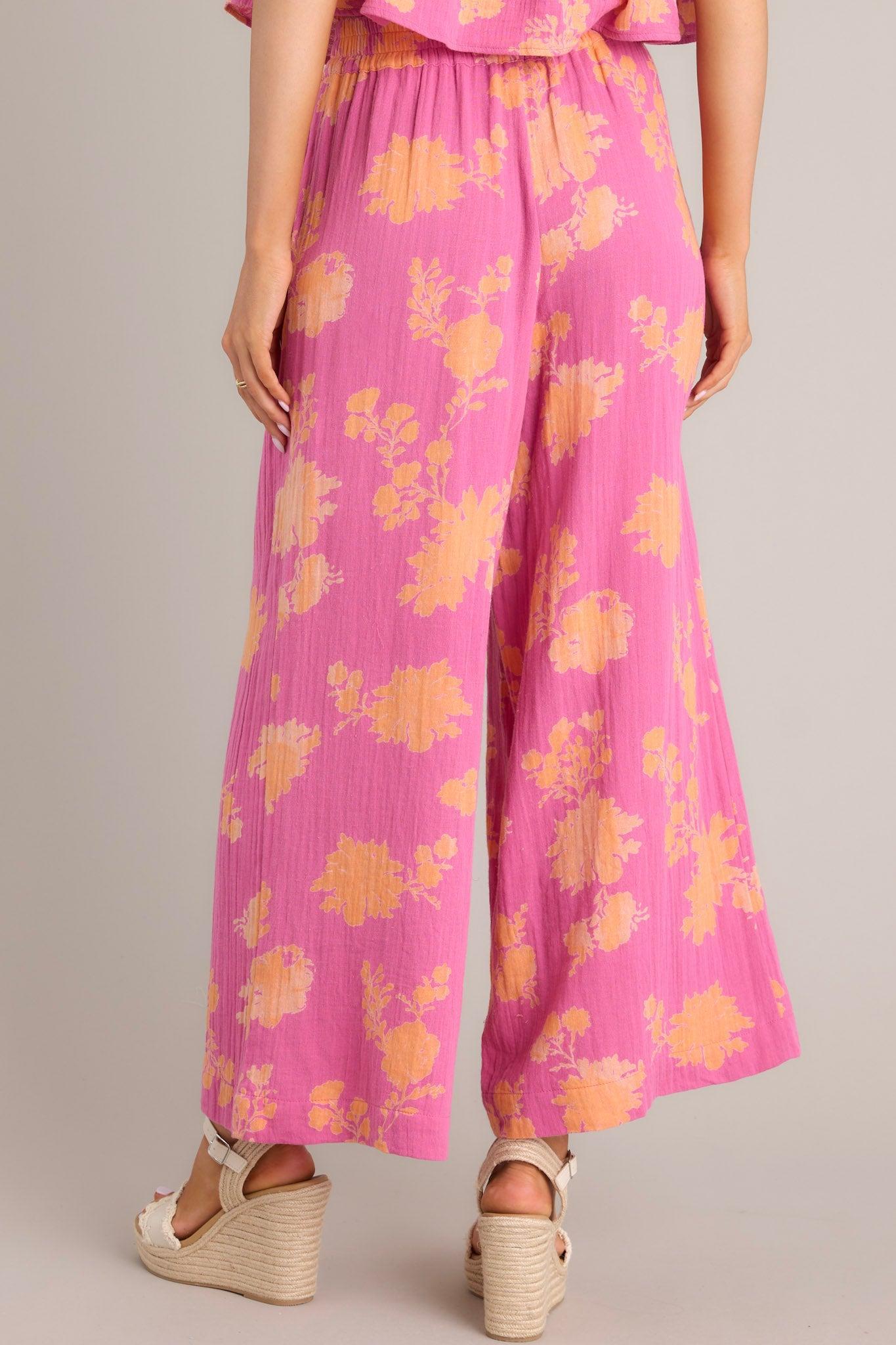 Z-Supply Monte Sunshine Raspberry Sorbet Floral Pants Product Image