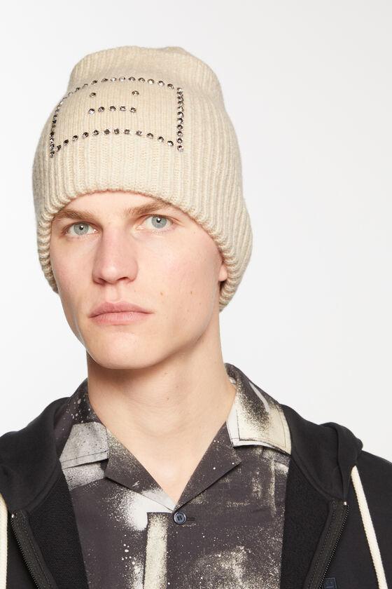 Embellished Face square beanie Product Image