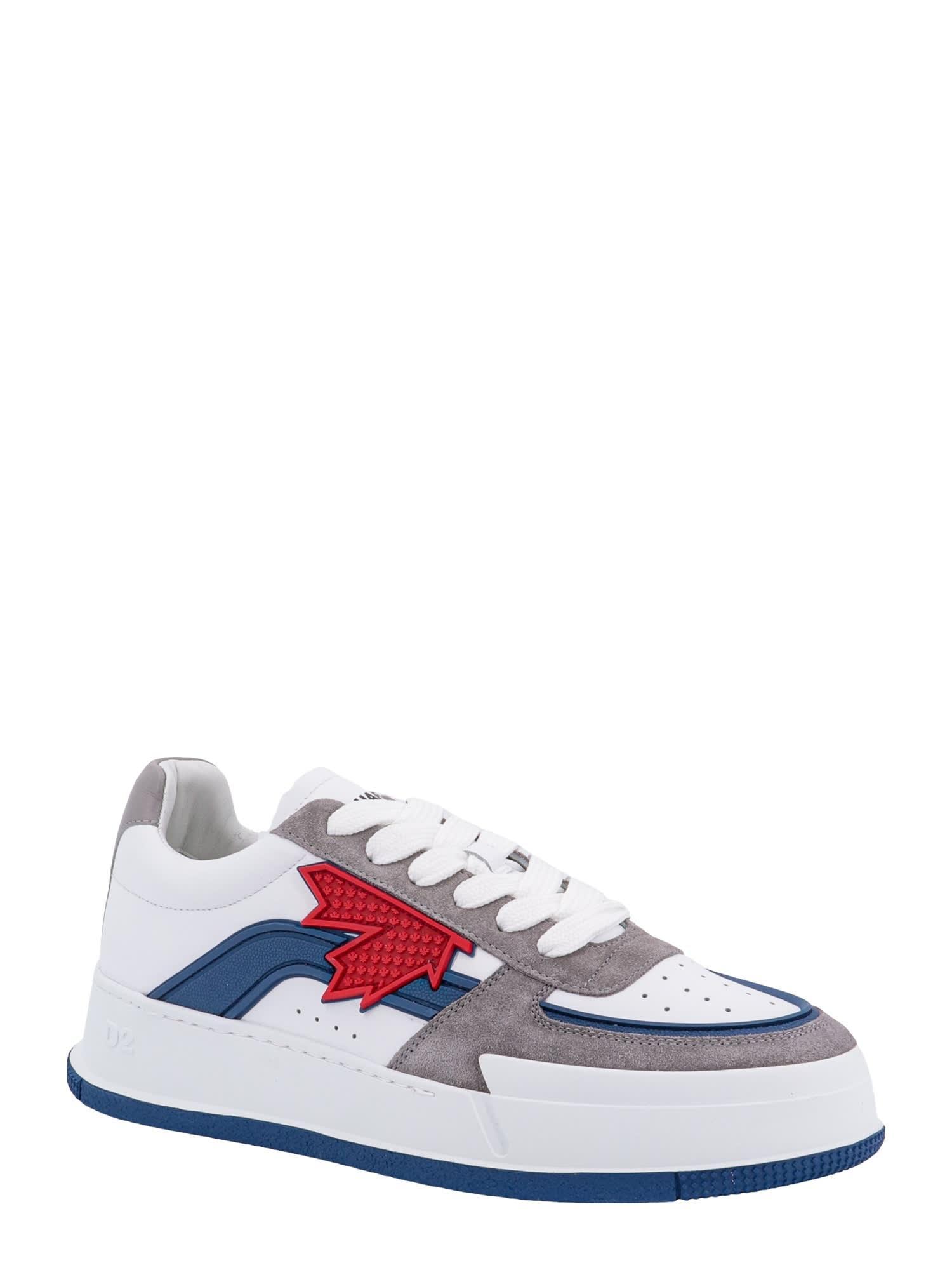 DSQUARED2 Canadian Sneakers In White Product Image