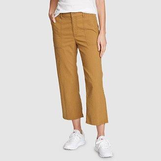 Women's Cropped Dobby Stripe Pants product image