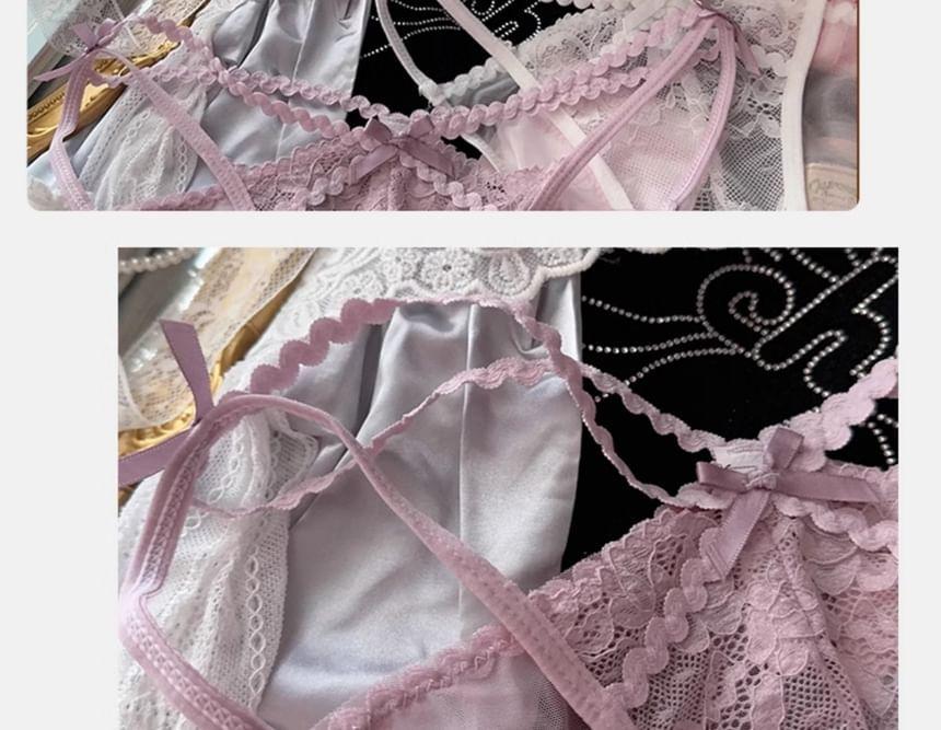 Plain Lace Panties Product Image