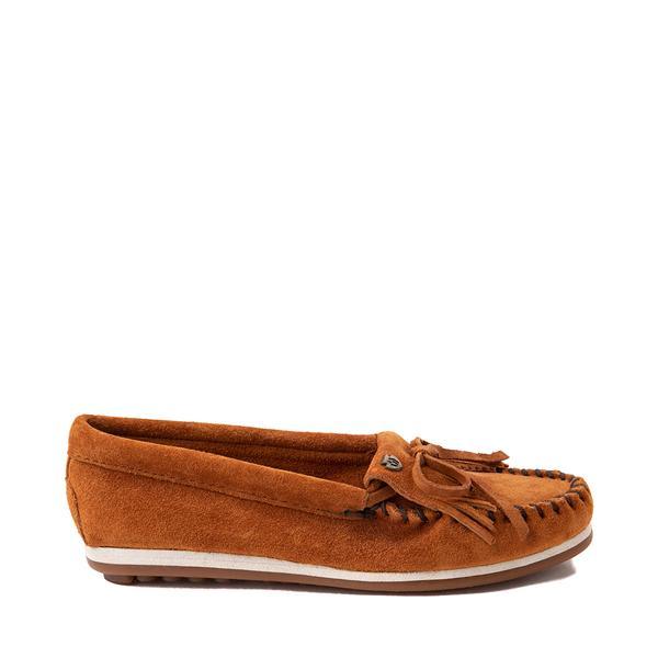 Minnetonka Kilty Plus Suede Moccasins Product Image