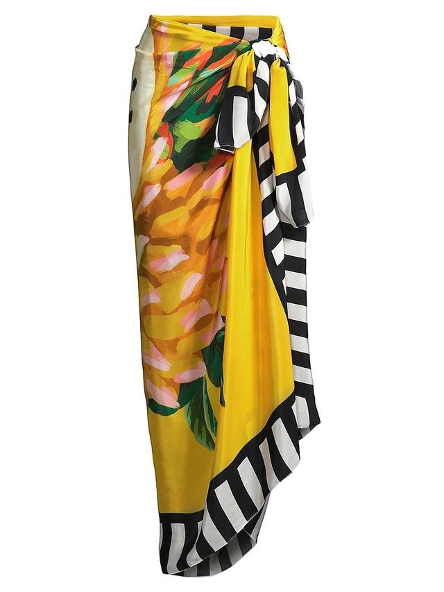 Womens Biriba Panneaux Scarf Sarong Product Image