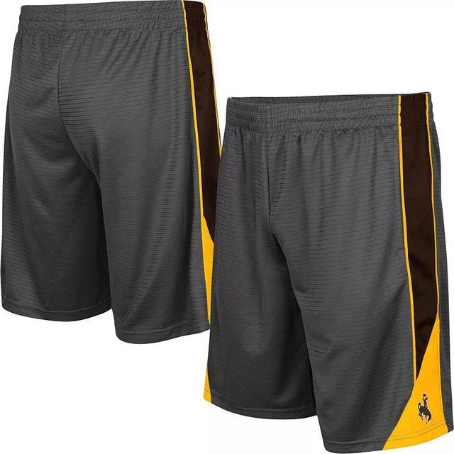 Mens Colosseum Charcoal Wyoming Cowboys Turnover Shorts Product Image