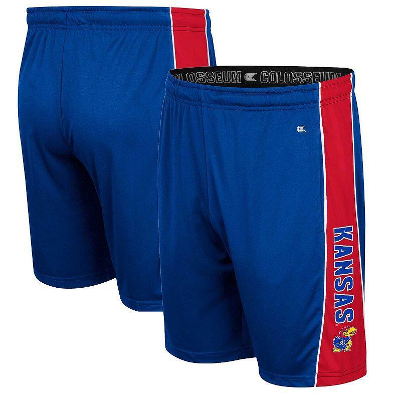 Mens Colosseum Royal Kansas Jayhawks Panel Shorts Product Image